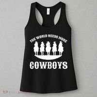 The World Needs More Cowboys Women's Tank Top thumb 3