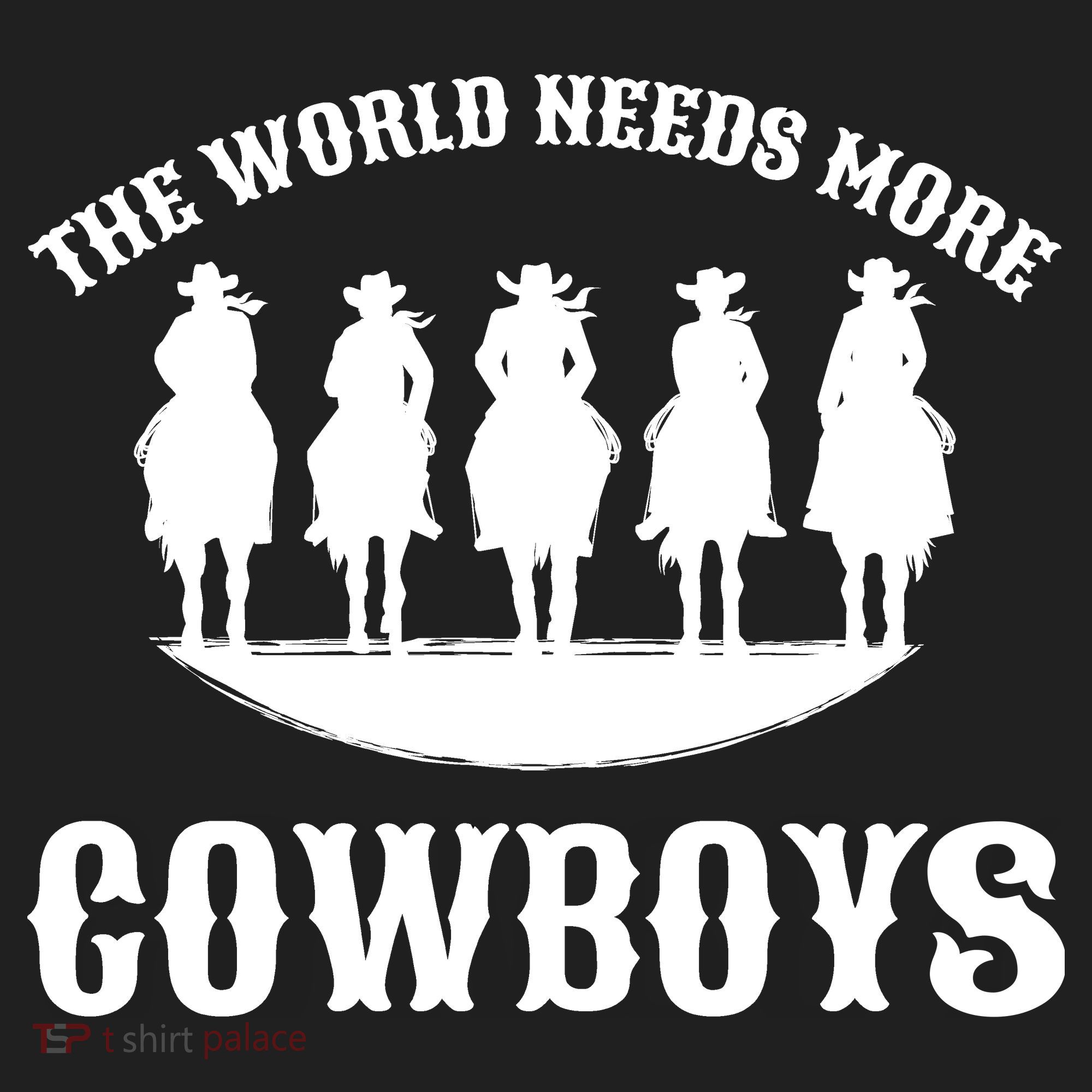 The World Needs More Cowboys Golf Towel