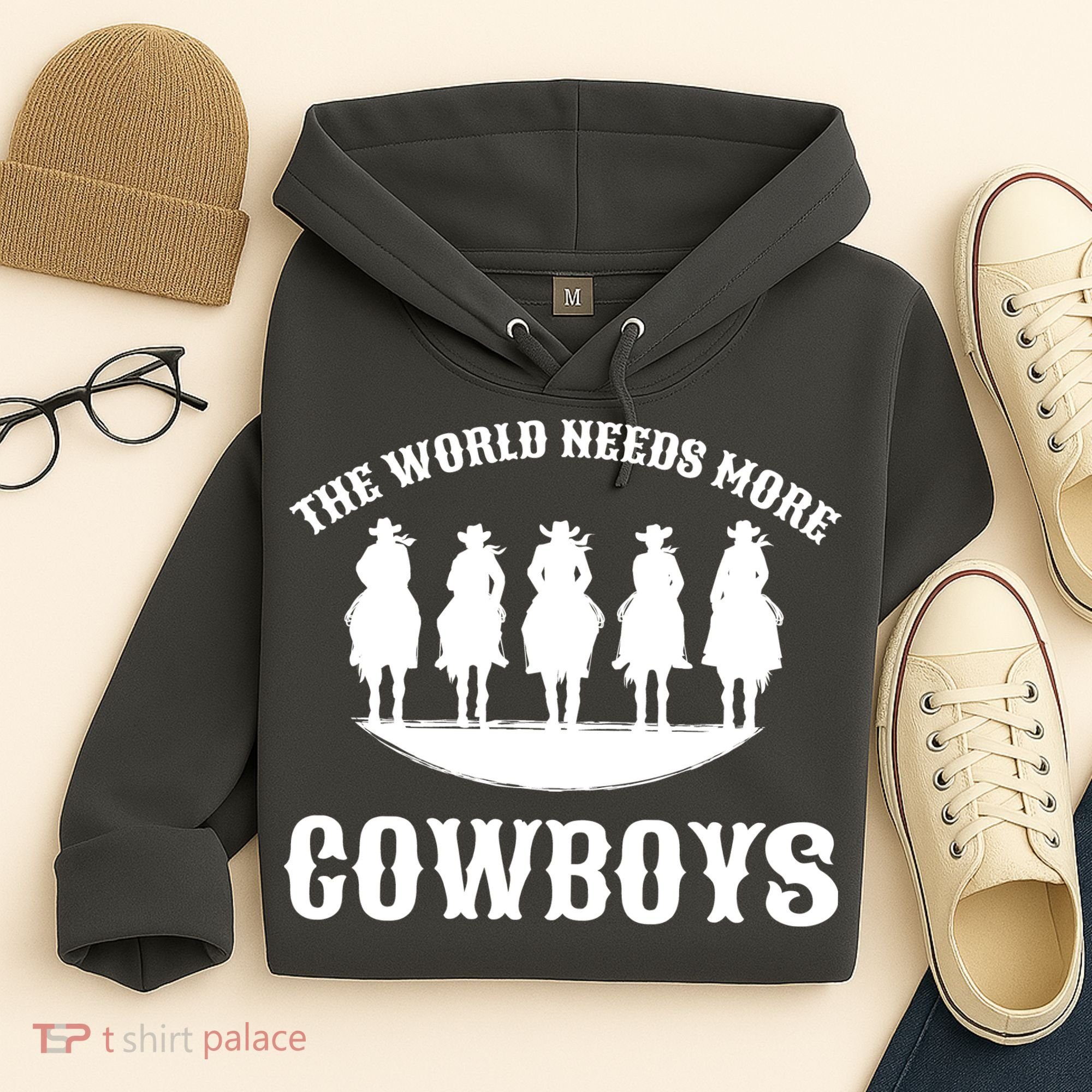 The World Needs More Cowboys Hoodie
