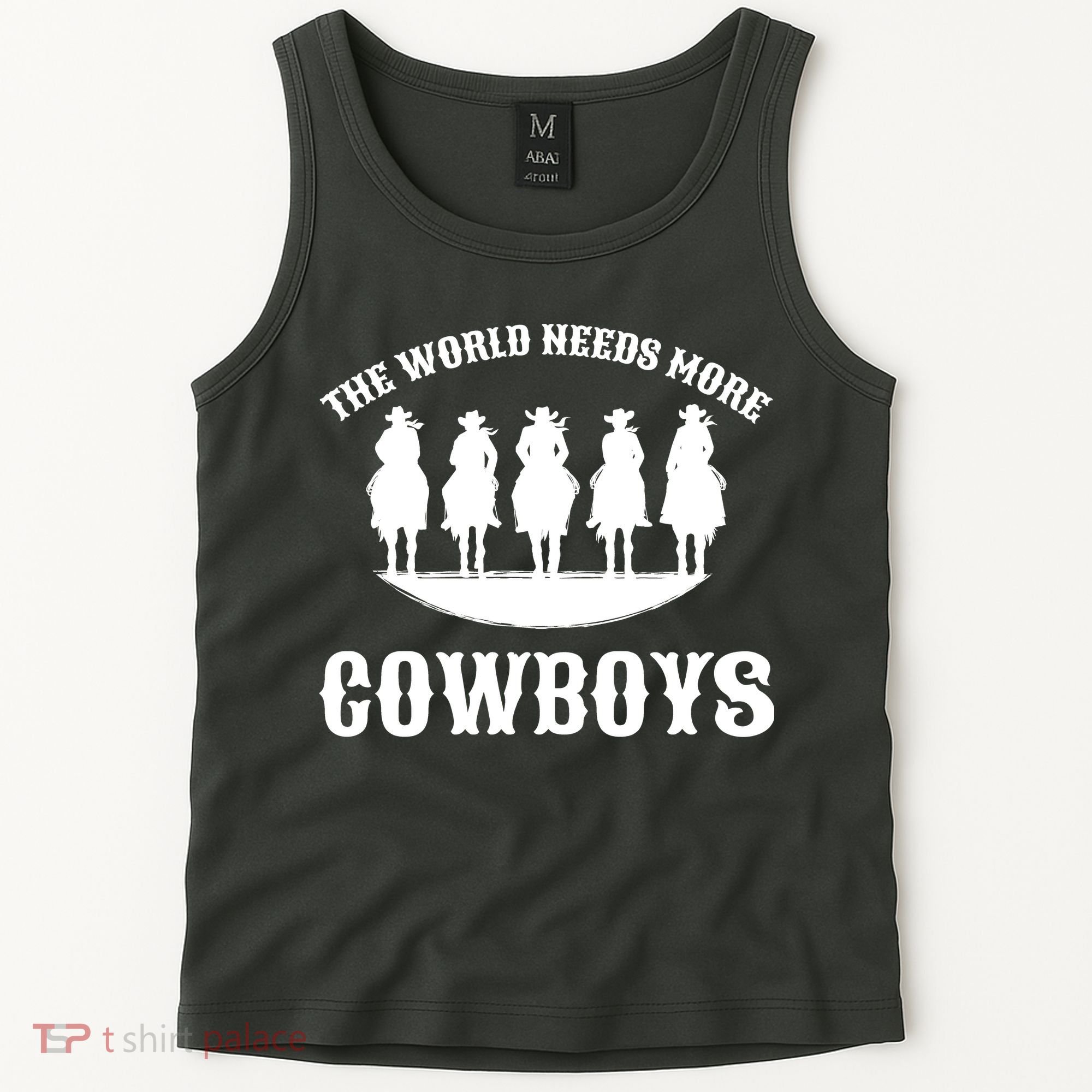 The World Needs More Cowboys Tank Top