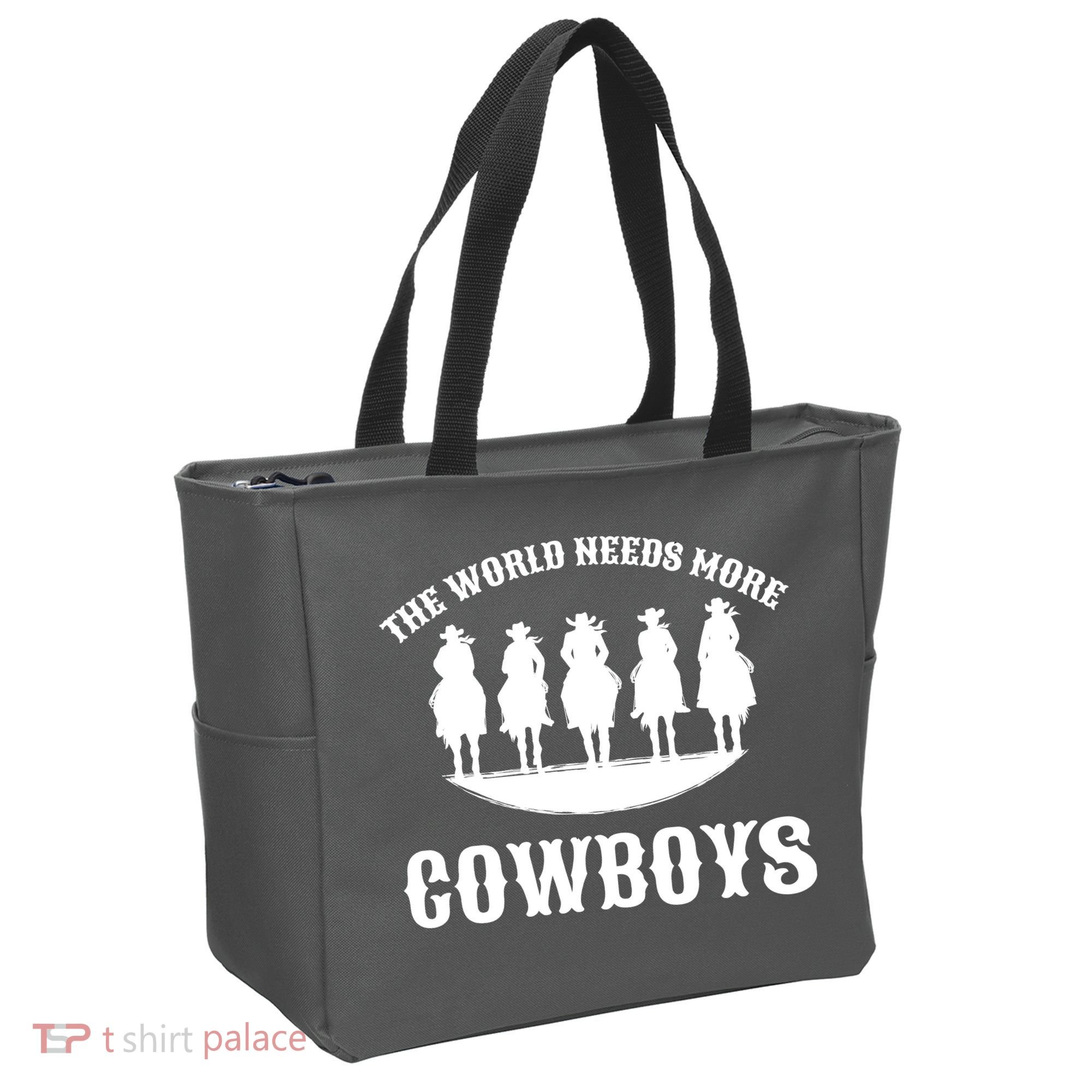 The World Needs More Cowboys Tote Bag