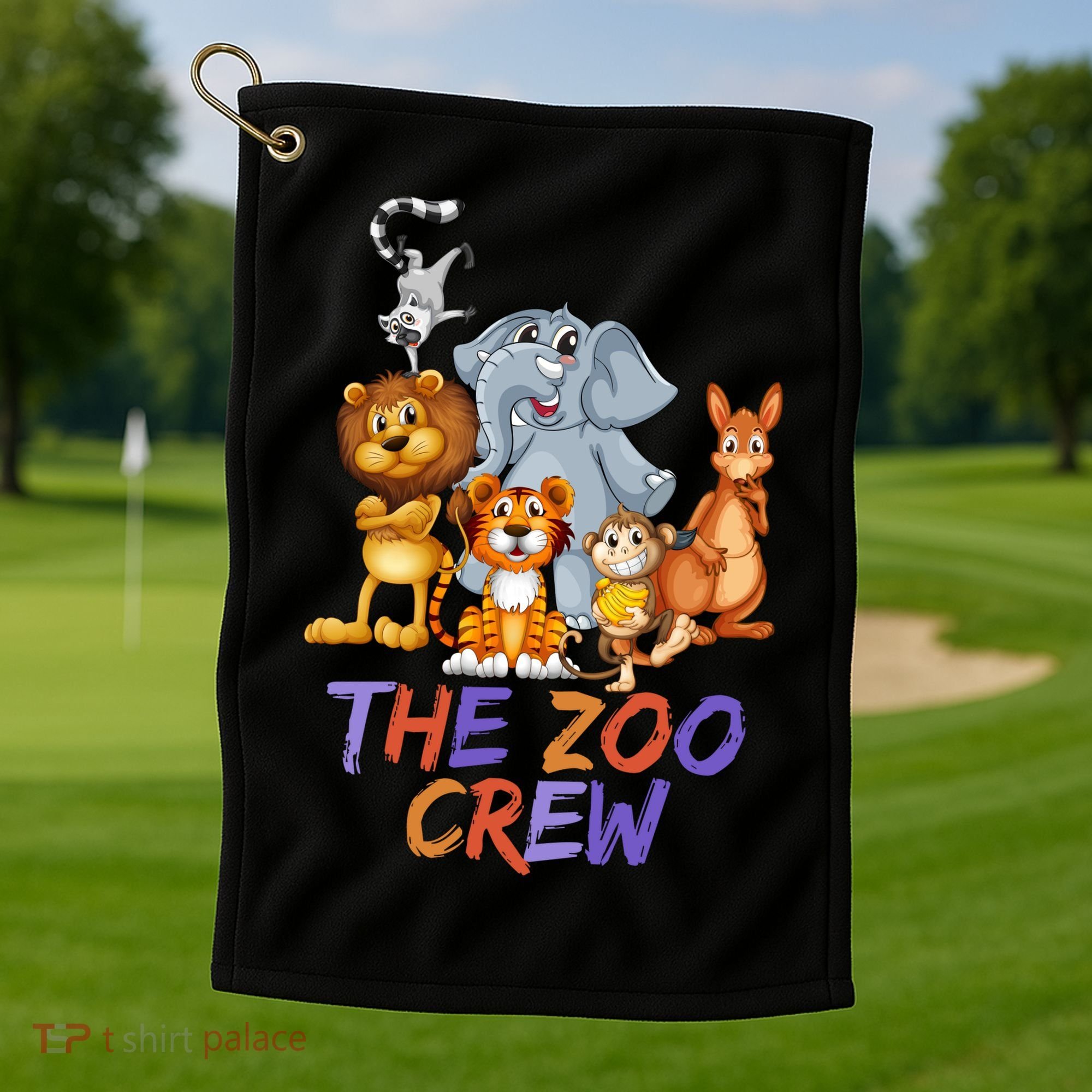 The Zoo Crew Golf Towel