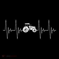 Tractor Heartbeat Ecg Agricultural Vehicle Coffee Mug thumb 5