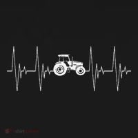 Tractor Heartbeat Ecg Agricultural Vehicle Women's Tank Top thumb 5