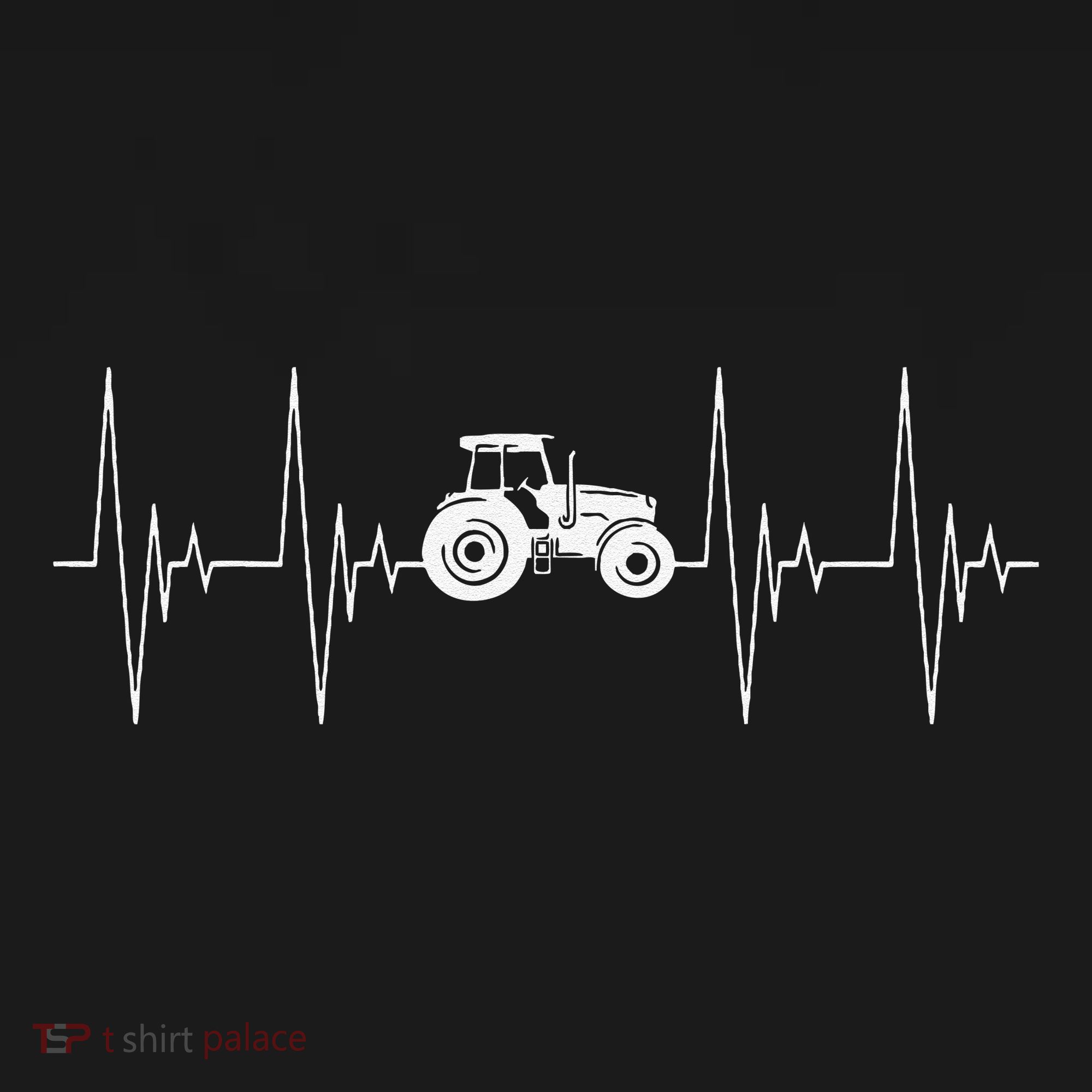 Tractor Heartbeat Ecg Agricultural Vehicle Baby Bodysuit