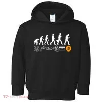The Human Evolution Of Money Bitcoin Toddler Hoodie thumb 0