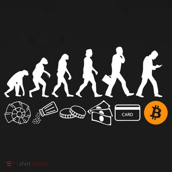 The Human Evolution Of Money Bitcoin Toddler Hoodie