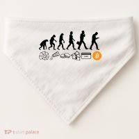 The Human Evolution Of Money Bitcoin USA-Made Doggie Bandana thumb 0