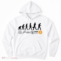 The Human Evolution Of Money Bitcoin Hoodie thumb 0