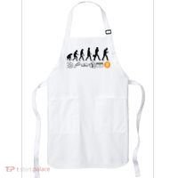 The Human Evolution Of Money Bitcoin Apron thumb 0