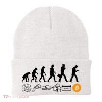 The Human Evolution Of Money Bitcoin Beanie thumb 0
