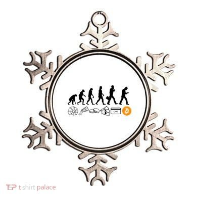 The Human Evolution Of Money Bitcoin Ornament