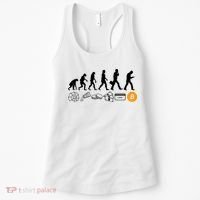 The Human Evolution Of Money Bitcoin Women's Tank Top thumb 0
