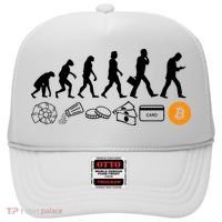The Human Evolution Of Money Bitcoin Hat thumb 0