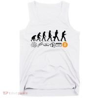The Human Evolution Of Money Bitcoin Tank Top thumb 0