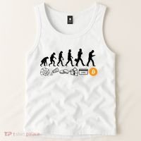 The Human Evolution Of Money Bitcoin Tank Top thumb 2