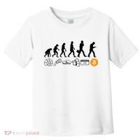 The Human Evolution Of Money Bitcoin Toddler T-Shirt thumb 0