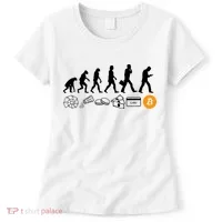 The Human Evolution Of Money Bitcoin Women's T-Shirt thumb 0