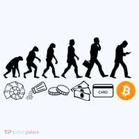 The Human Evolution Of Money Bitcoin Women's T-Shirt thumb 6