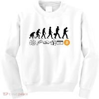 The Human Evolution Of Money Bitcoin Kids Sweatshirt thumb 0