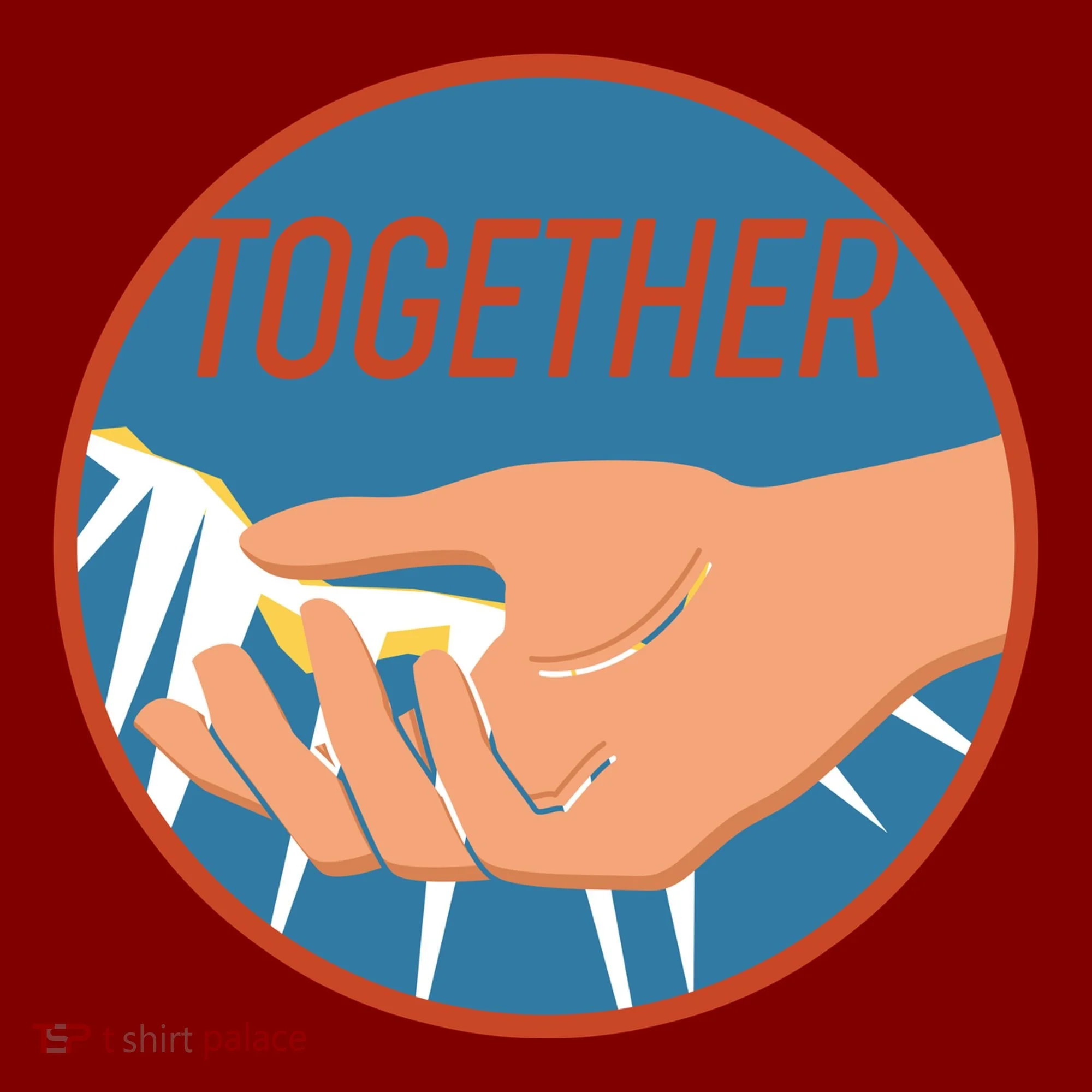 Together Hand Emblem Baby Bodysuit