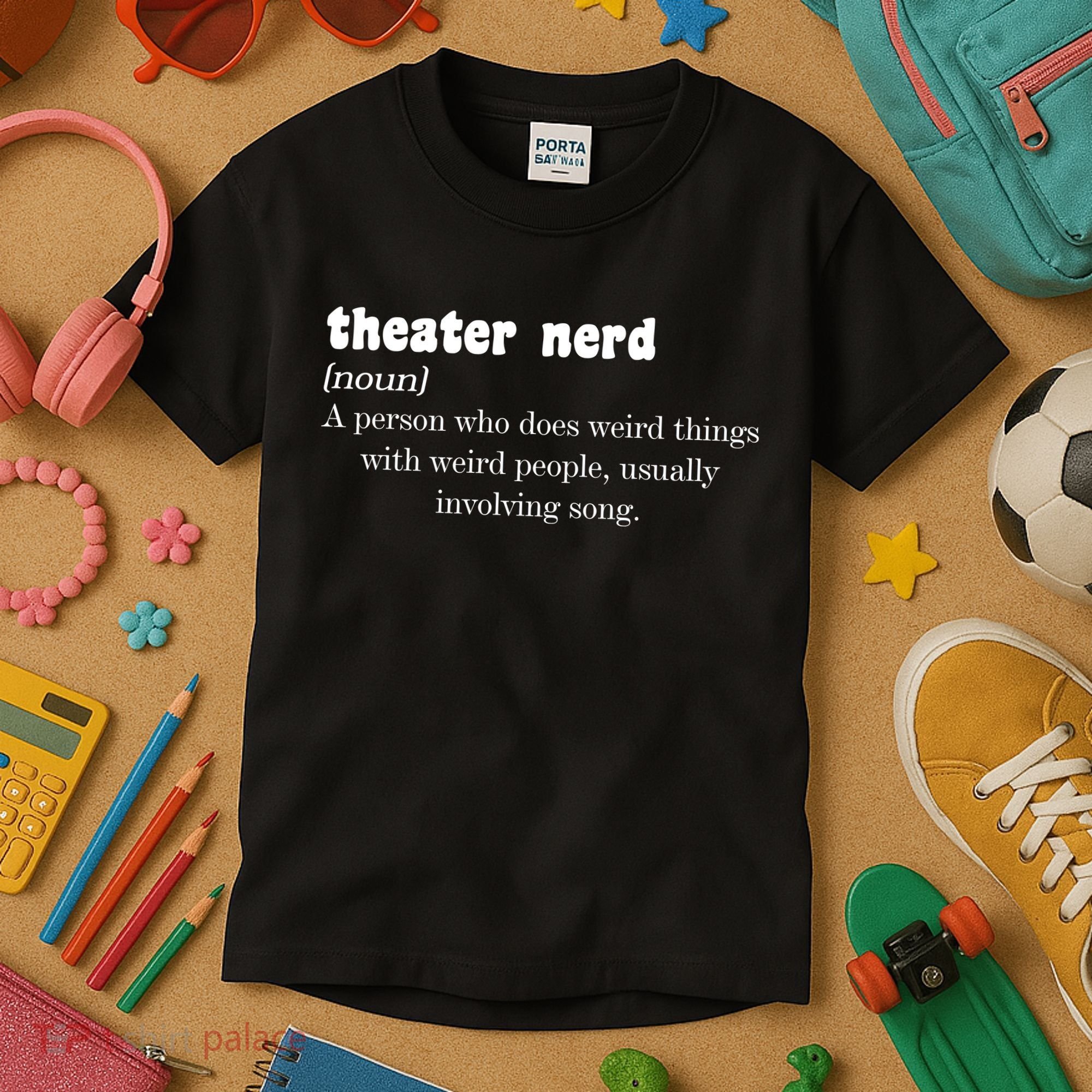Theater Nerd Kids T-Shirt