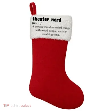 Theater Nerd Christmas Stocking