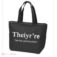 Theiy're Take That Grammar Police Tote Bag thumb 3