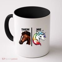 Them Horse Me Unicorn Coffee Mug thumb 0