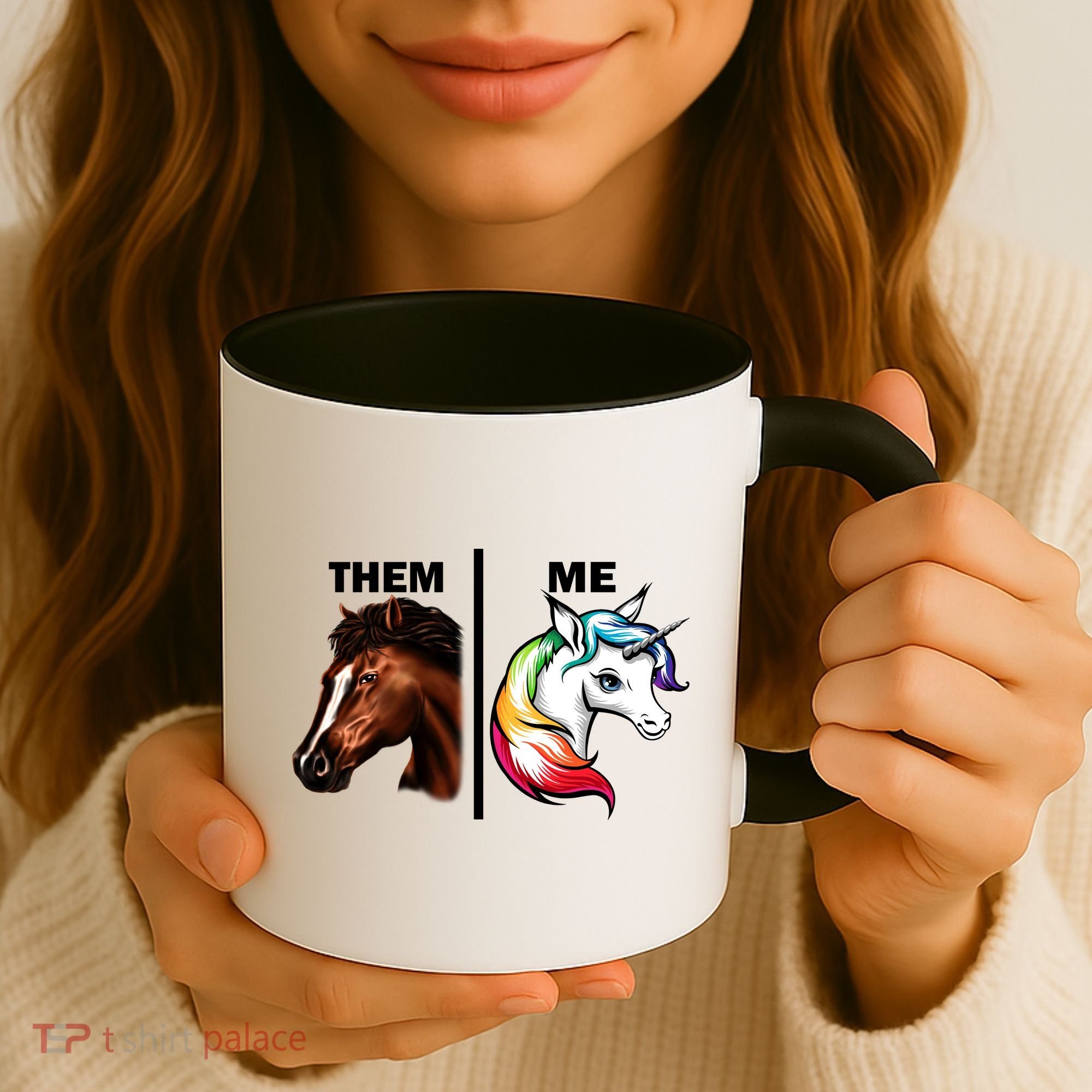 Them Horse Me Unicorn Coffee Mug