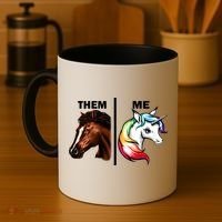 Them Horse Me Unicorn Coffee Mug thumb 4