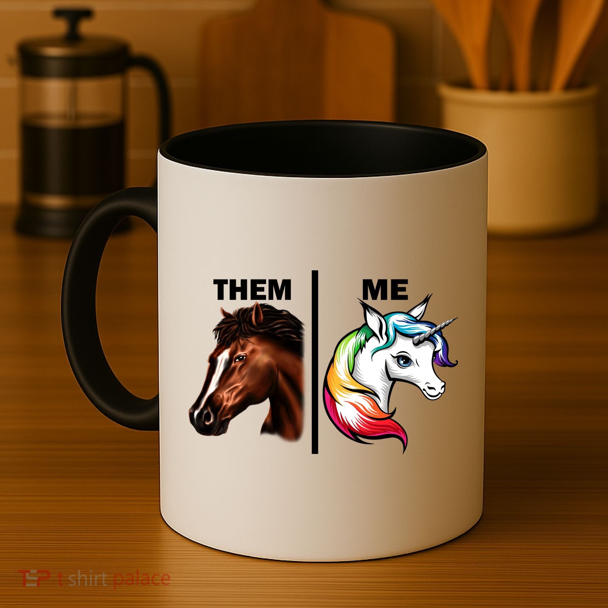 Them Horse Me Unicorn Coffee Mug