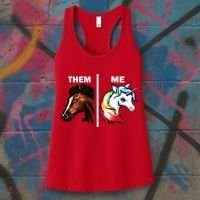 Them Horse Me Unicorn Women's Tank Top thumb 3