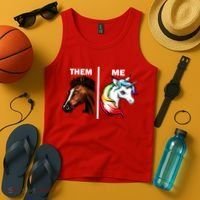 Them Horse Me Unicorn Tank Top thumb 4