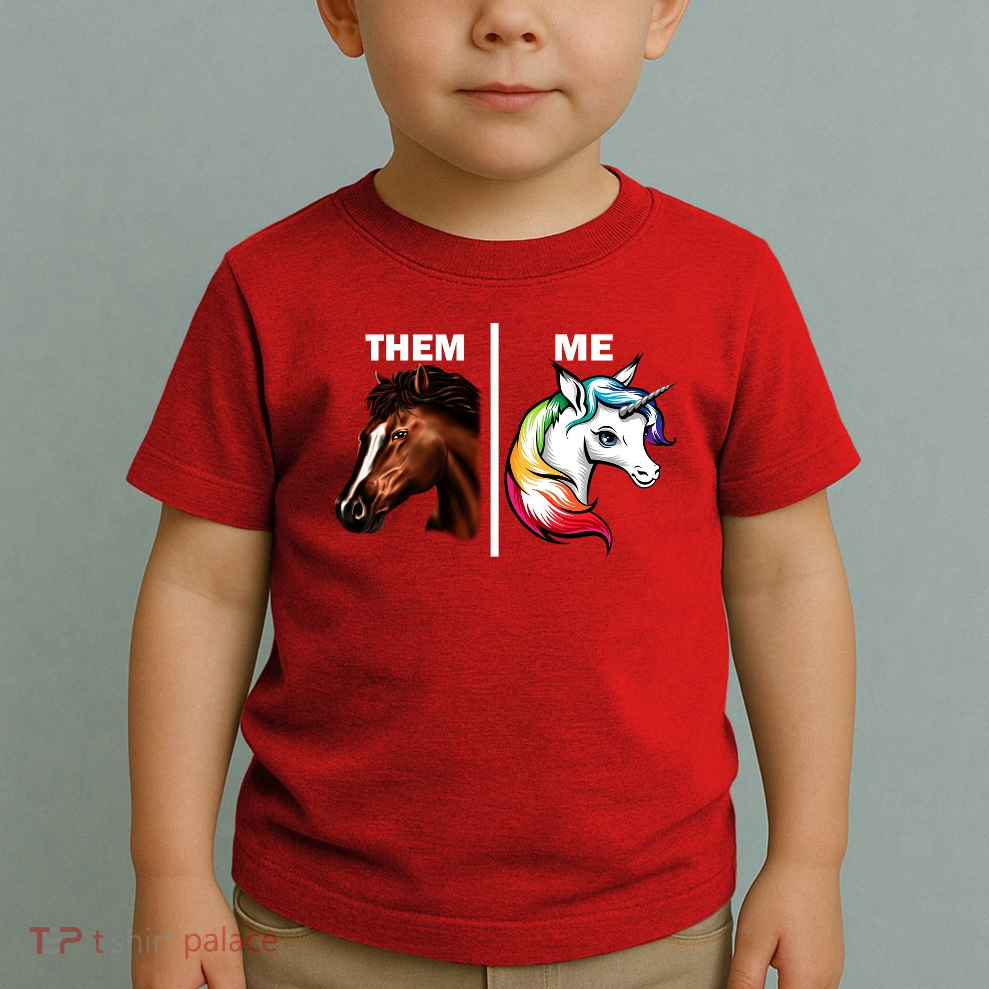 Them Horse Me Unicorn Toddler T-Shirt