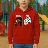 Them Horse Me Unicorn Kids Hoodie thumb 2