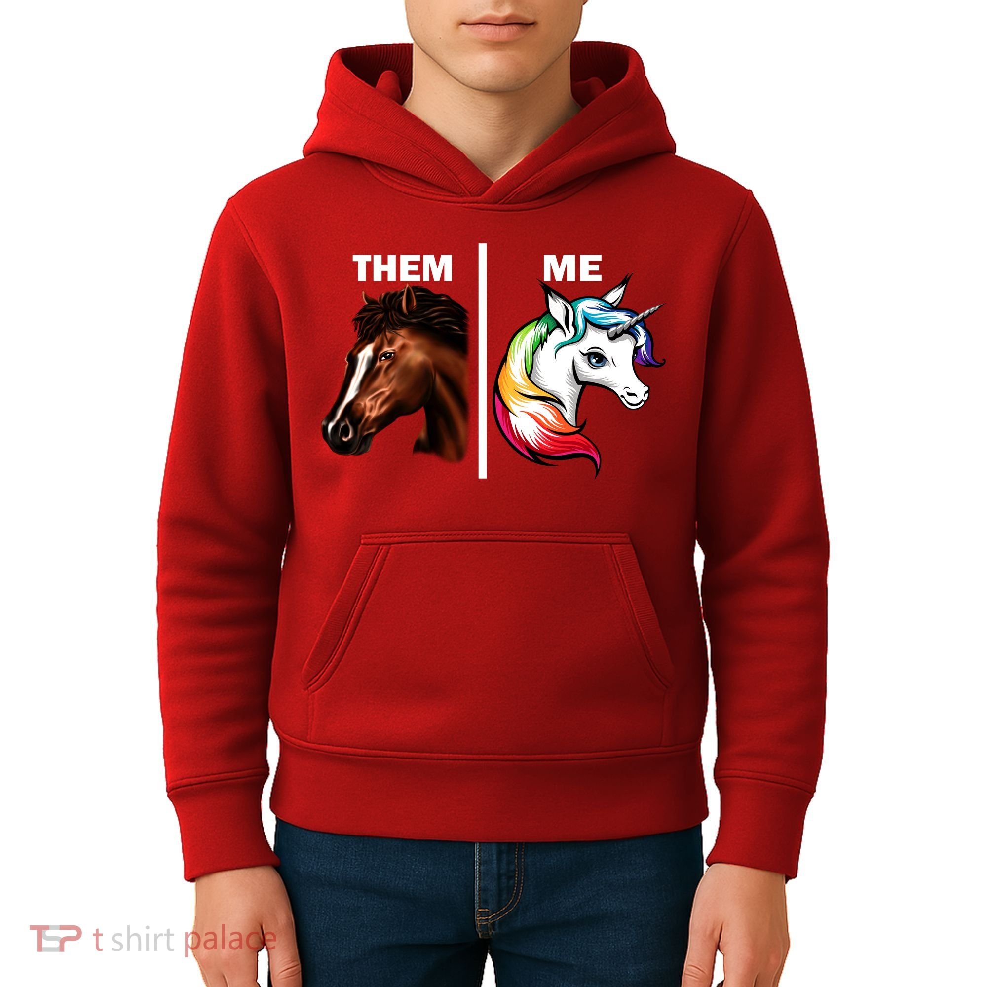 Them Horse Me Unicorn Kids Hoodie