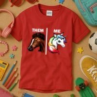 Them Horse Me Unicorn Kids T-Shirt thumb 3