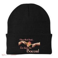 Then God Said Let There Be Bacon Beanie thumb 0