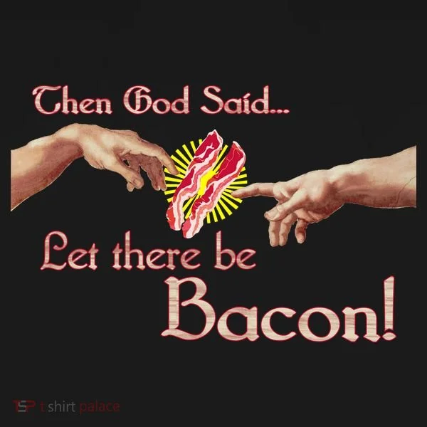 Then God Said Let There Be Bacon Toddler Hoodie