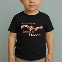 Then God Said Let There Be Bacon Toddler T-Shirt thumb 2