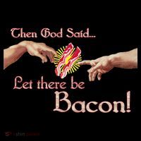 Then God Said Let There Be Bacon Visor thumb 3