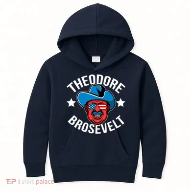 Theodore Brosevelt Kids Hoodie