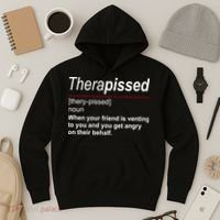 Therapissed Funny Definition Hoodie thumb 3