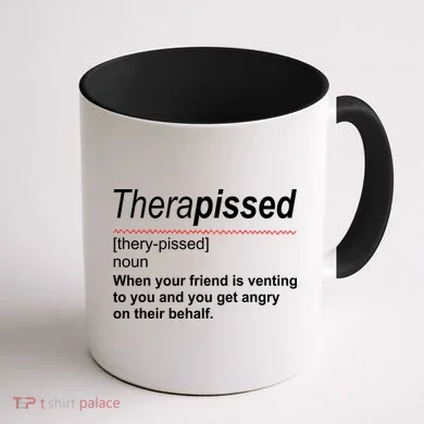 Therapissed Funny Definition Coffee Mug back
