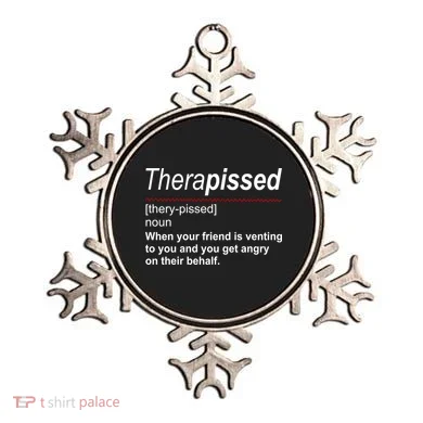 Therapissed Funny Definition Ornament