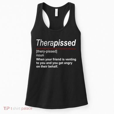 Therapissed Funny Definition Women's Tank Top