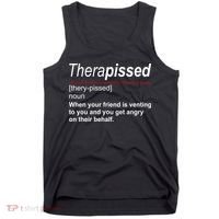 Therapissed Funny Definition Tank Top thumb 0
