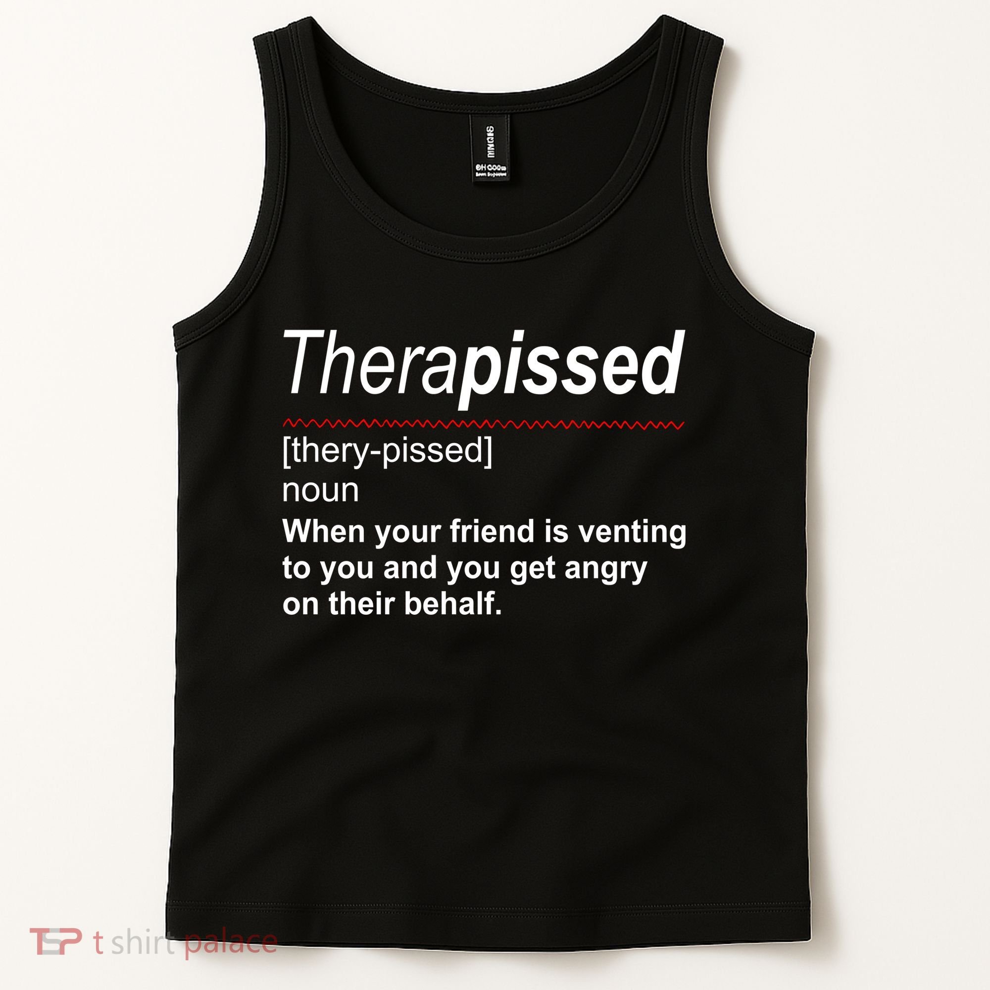 Therapissed Funny Definition Tank Top