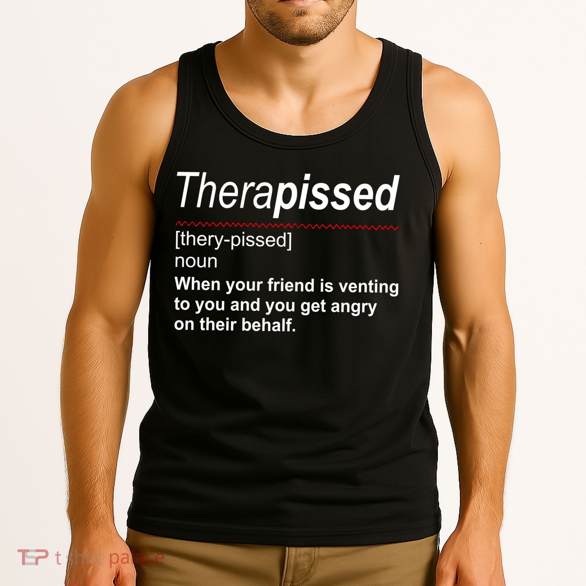 Therapissed Funny Definition Tank Top